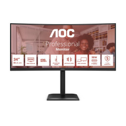 AOC CU34E4CV - LED monitor - curved - 34" - HDR